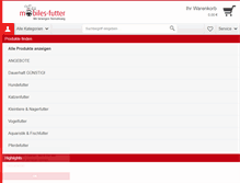 Tablet Screenshot of mobiles-futter.de